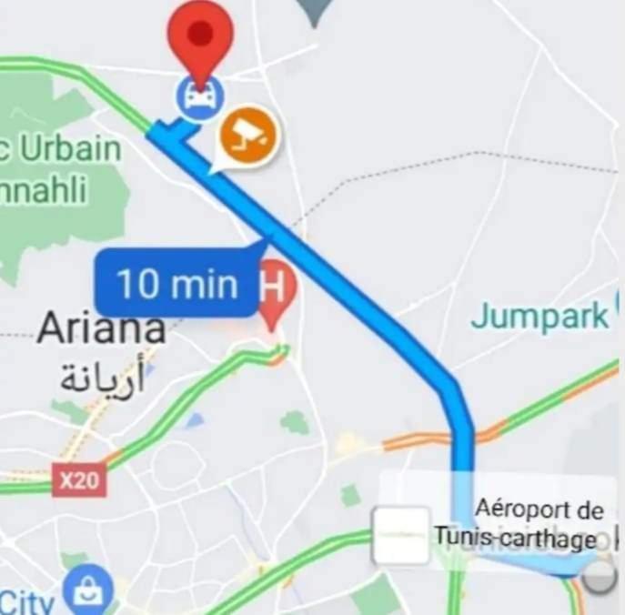Studio, Cite La Gazelle ,Pas Jafar, Quartier Calme 10 Min De L'Aeroport Pres Du Technopark Εξωτερικό φωτογραφία
